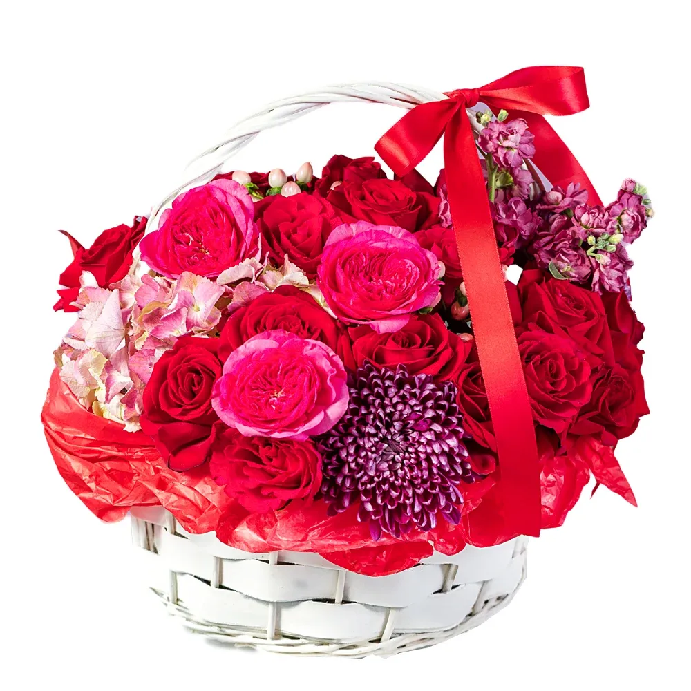 Корзина с цветами